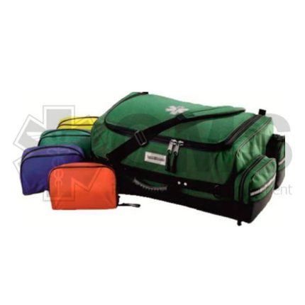 maletín paramédico, maletín de emergencia, equipo paramédico, suministros médicos, maletín para primeros auxilios, transporte de equipo médico, maletín de rescate