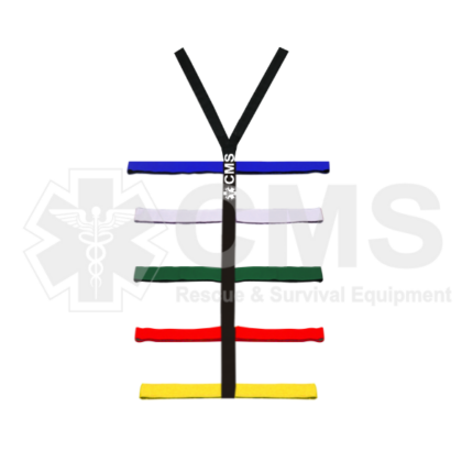 correa Spider de sujeción 12 puntos, correas de múltiple sujeción, accesorios para camillas, correas de inmovilización, correas de seguridad, correas para camilla rígida