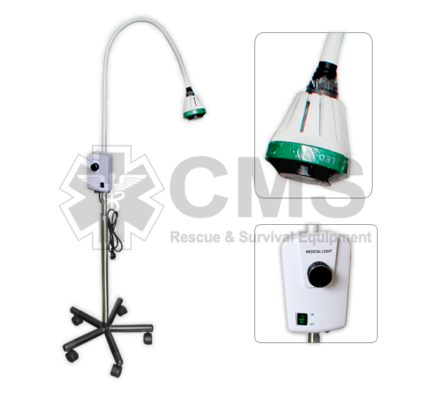 Lampara cuello de ganso para examen medico