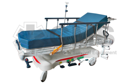 CAMILLA HIDRAULICA DE TRANSPORTE MULTIPROPOSITO UCI, cama clinica, cama Trendelenburg